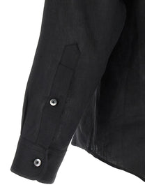 Riviera Project Linen Shirt Black, view 4