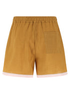 Marni Linen Shorts Yellow, view 2