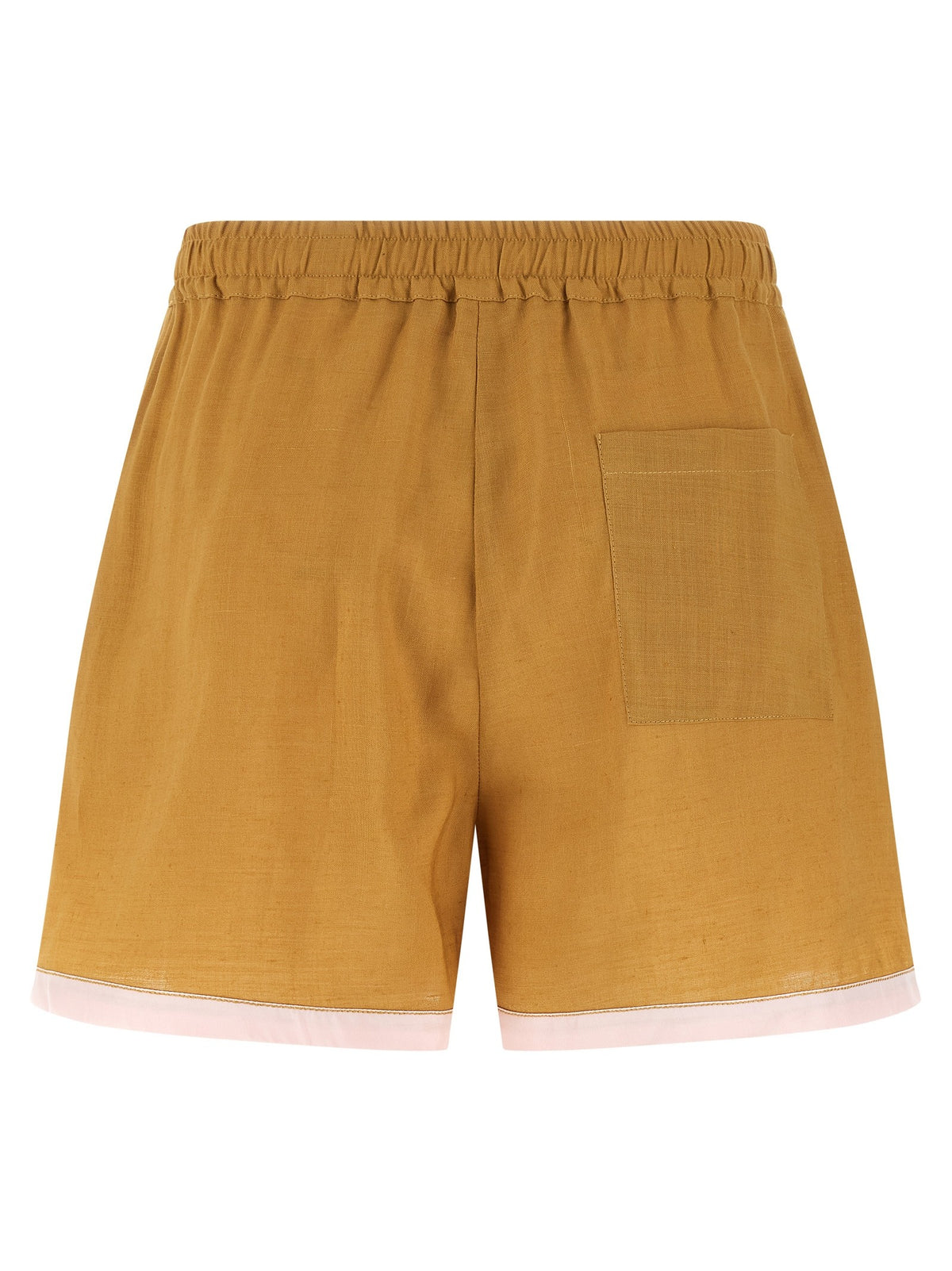 Marni Linen Shorts Yellow
