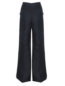 Max Mara Women's Linen Shorts Grey