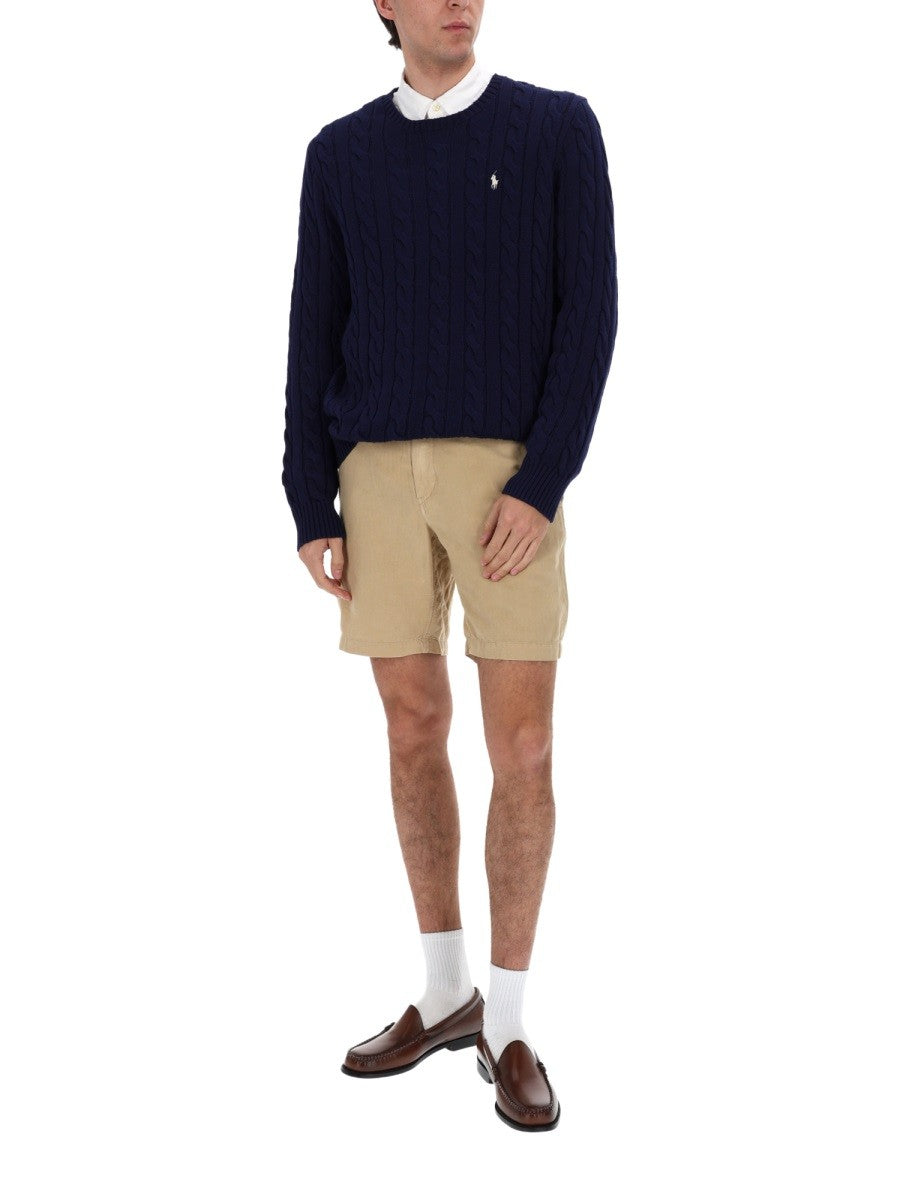 Polo Ralph Lauren Men's Linen Shorts Beige