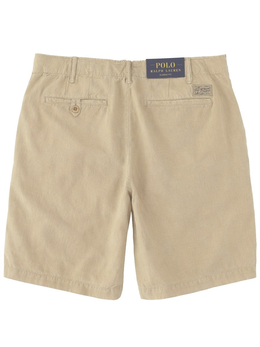 Polo Ralph Lauren Men's Linen Shorts Beige