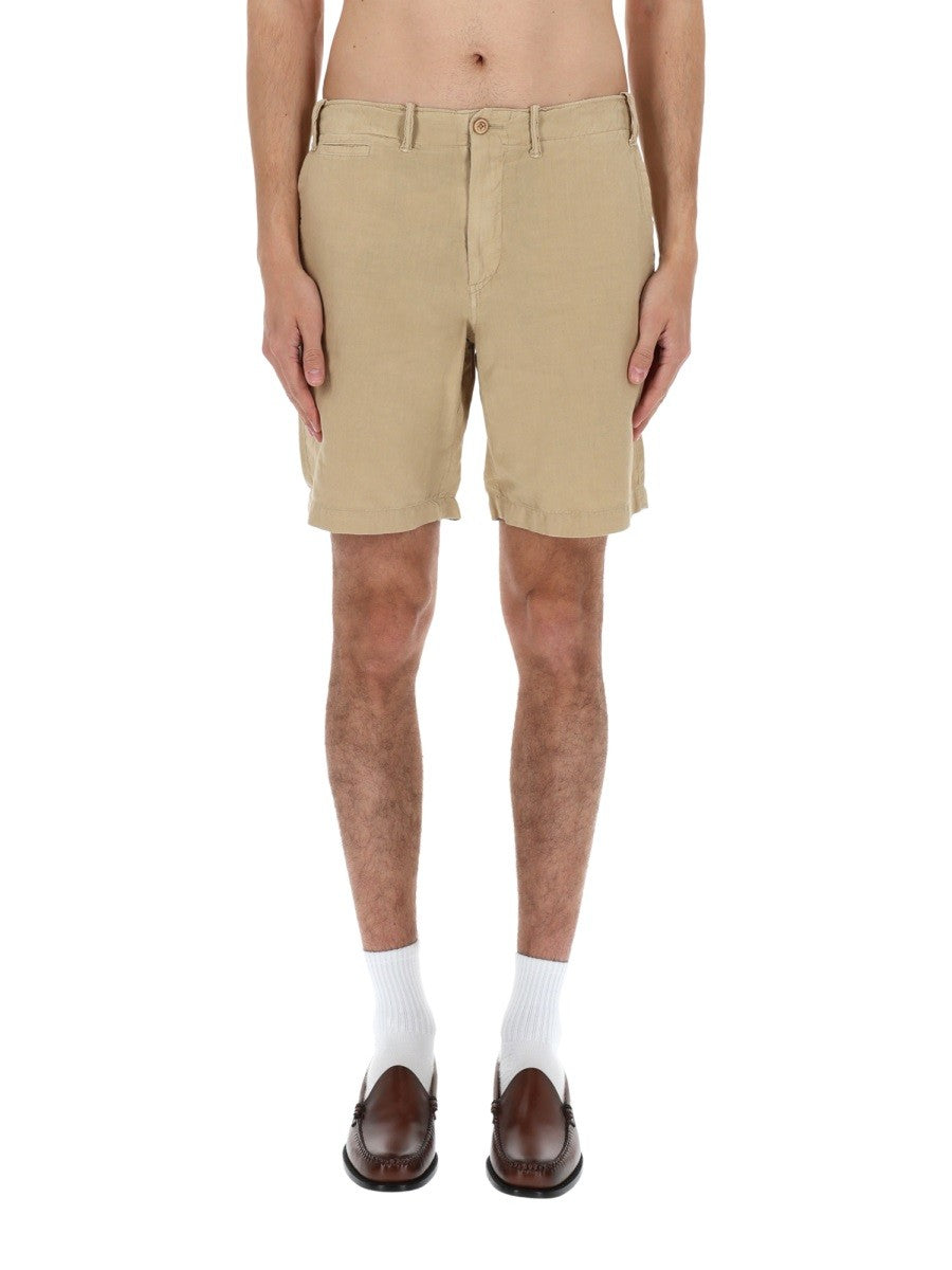 Polo Ralph Lauren Men's Linen Shorts Beige