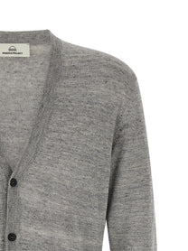 Riviera Project Linen Silk Cardigan Grey