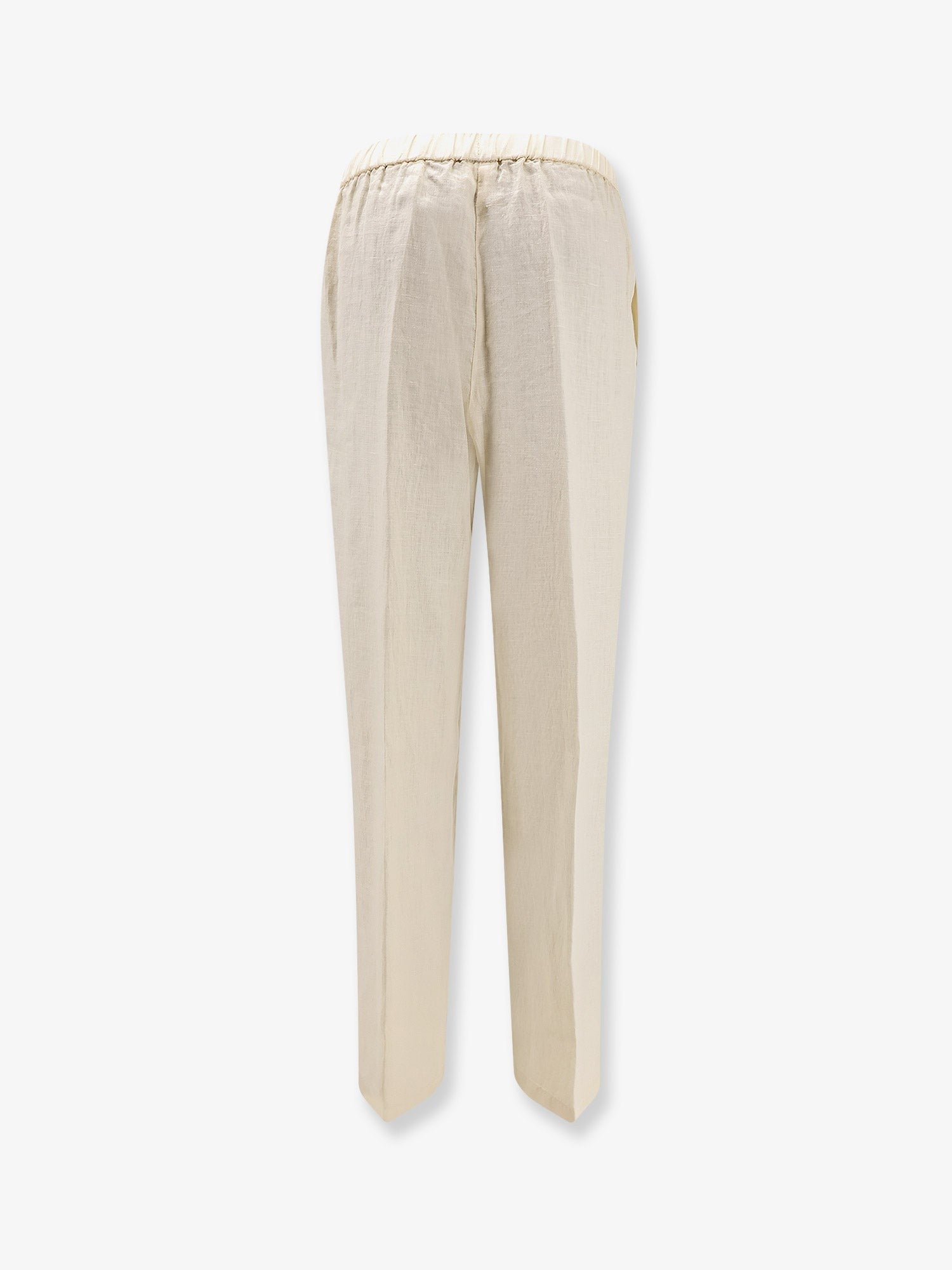 Aspesi Women's Linen Trousers White Aspesi