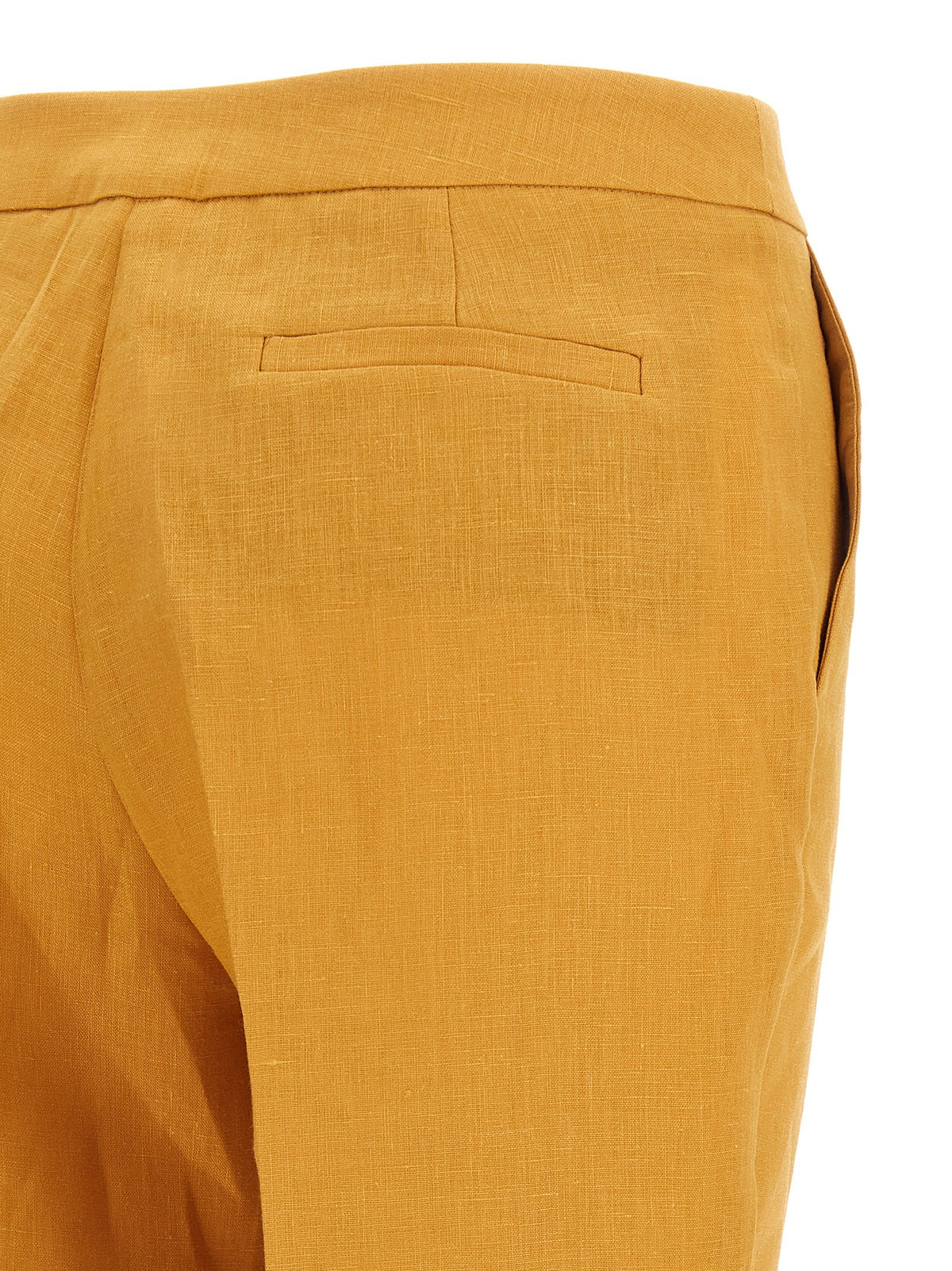 Herno Linen Trousers Orange, view 4