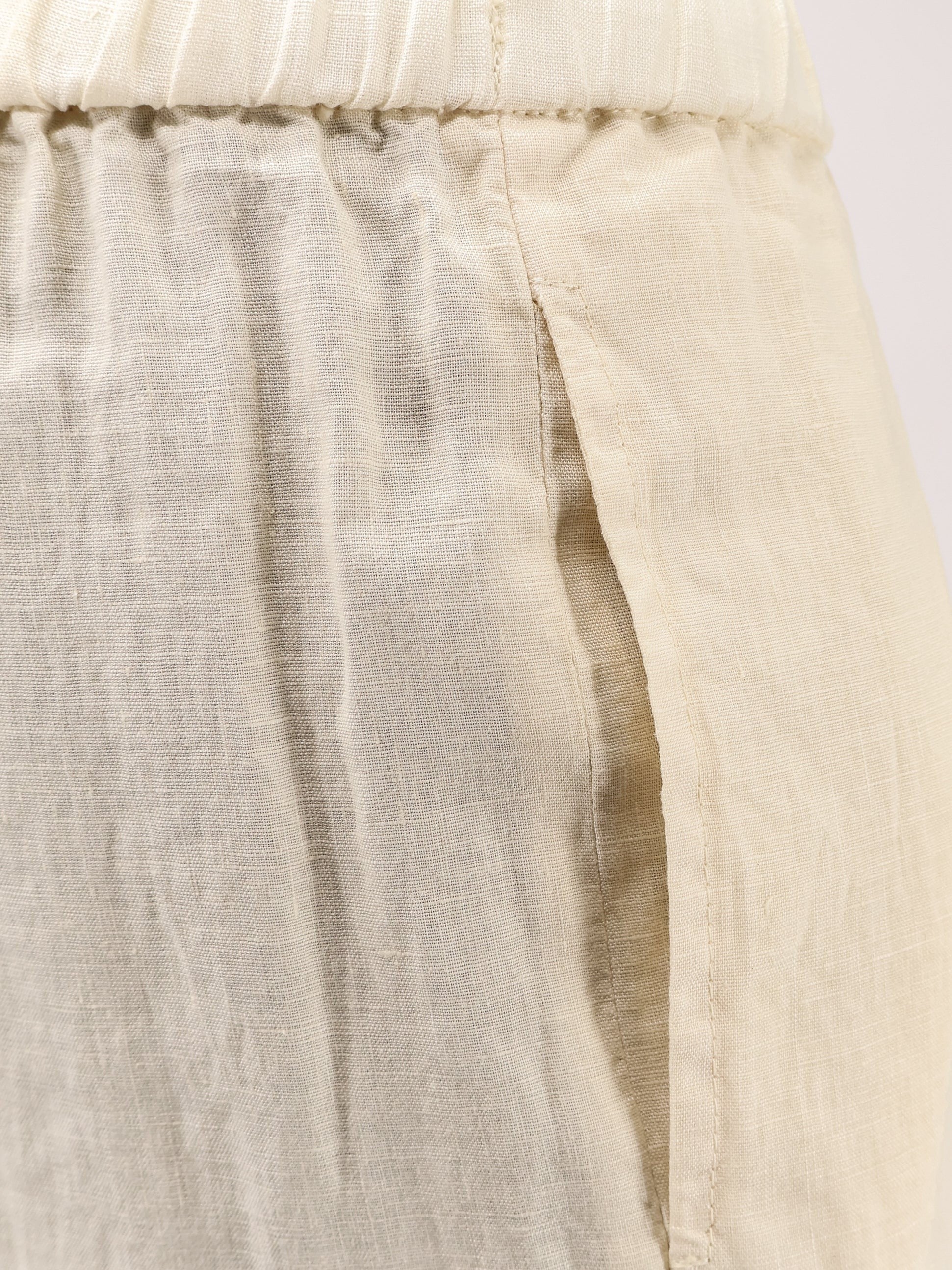 Aspesi Women's Linen Trousers White Aspesi