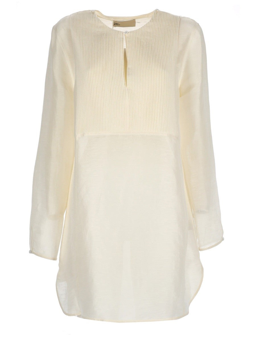 Tory Burch Women's Linen Tunicas White