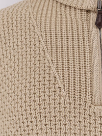 Loro Piana Men's Cashmere and Silk Blend Sweater Blue