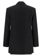 Alberto Biani Linen Viscose Blazer Black, view 2