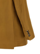 Alberto Biani Linen Viscose Blazer Brown, view 4