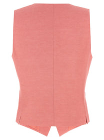 Alberto Biani Linen Viscose Vest Blue