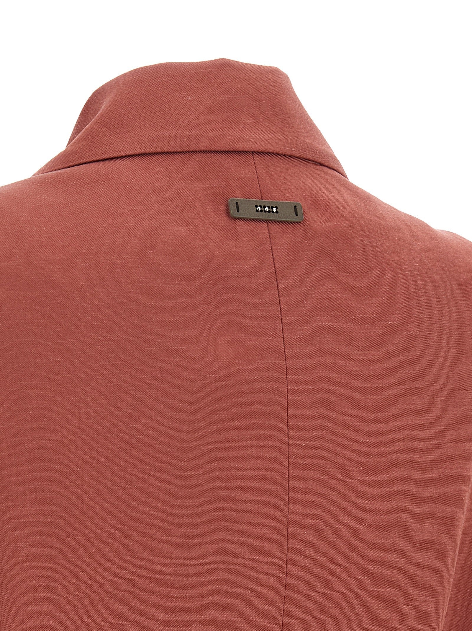 Peserico Linen Viscose Vest Red