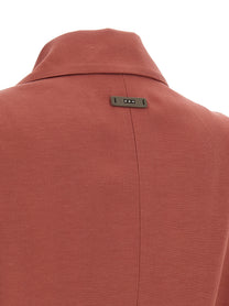 Peserico Linen Viscose Vest Red