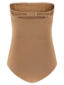 courrèges Lingerie Bustier Bodysuit Beige