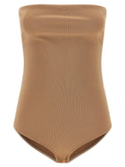 courrèges Lingerie Bustier Bodysuit Beige