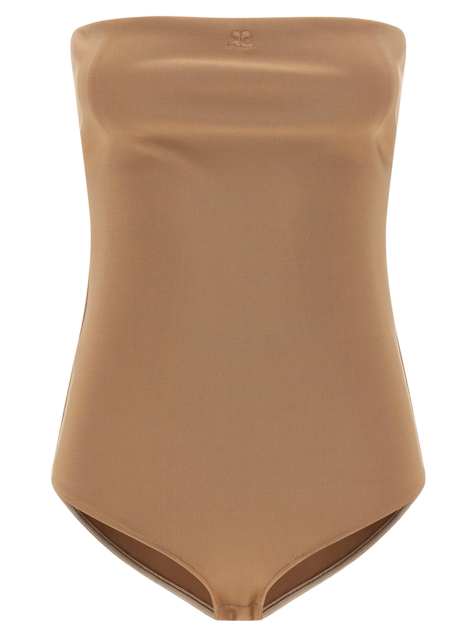 courrèges Lingerie Bustier Bodysuit Beige