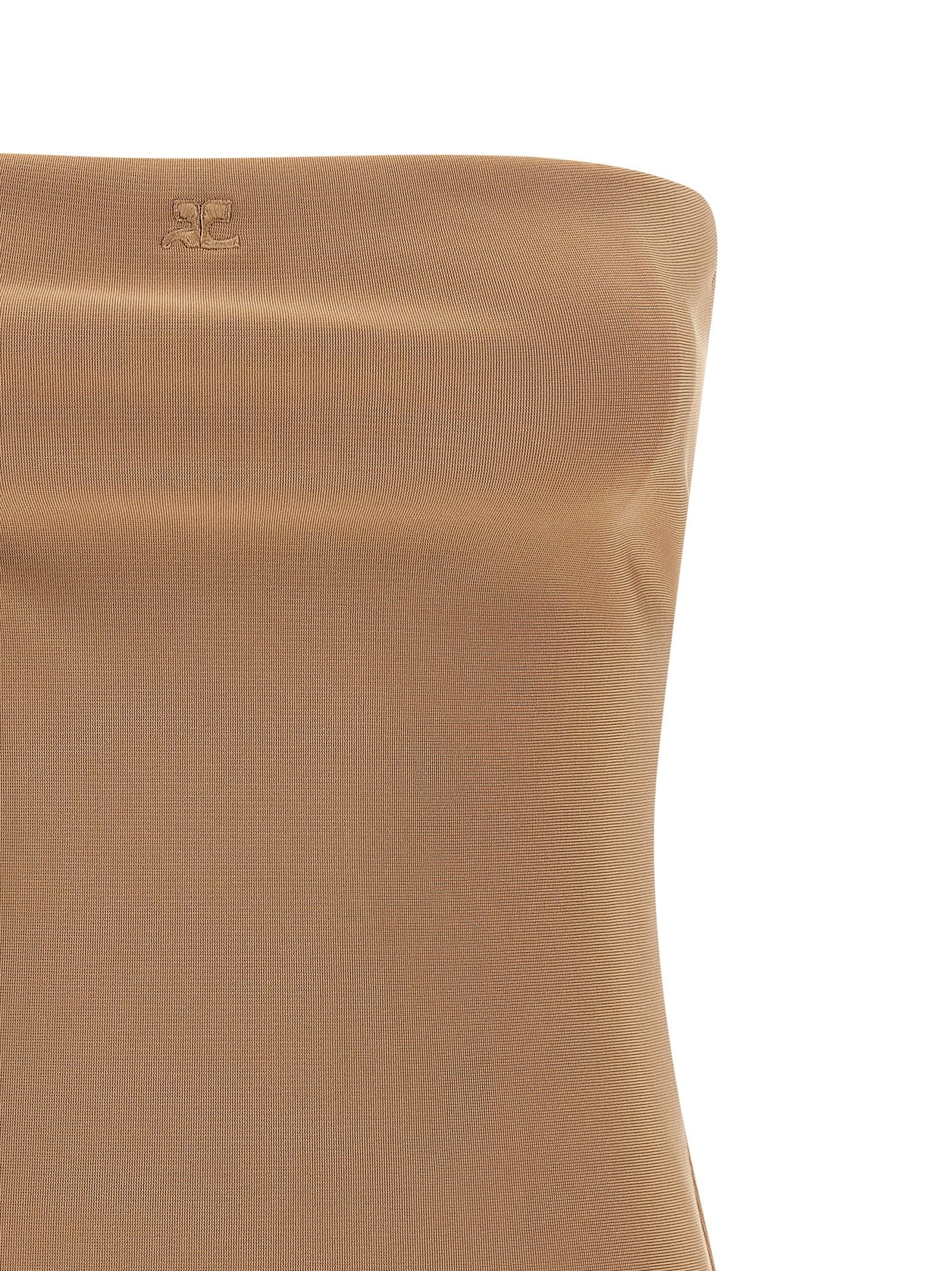 courrèges Lingerie Bustier Bodysuit Beige