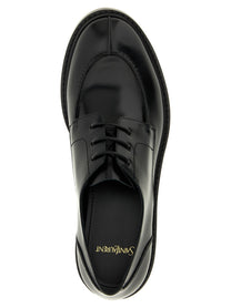 Saint Laurent Lino Lace up Shoes Black