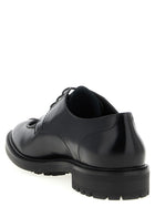 Saint Laurent Lino Lace up Shoes Black, view 3