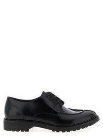 Saint Laurent Lino Lace up Shoes Black