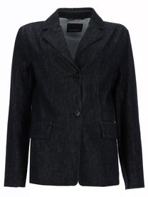 S MAX MARA Women's Lion Jacket Blue