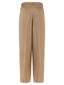 Fabiana Filippi Liquid Satin Pants Beige