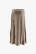 Lisa Yang Women's Torie Cashmere Skirt Brown, view 2