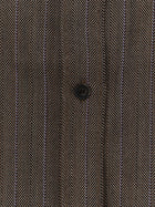 Soeur Women's Lisbonne Virgin Wool Shirt Brown, view 3