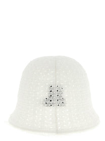 Maison Michel Lison Hat White
