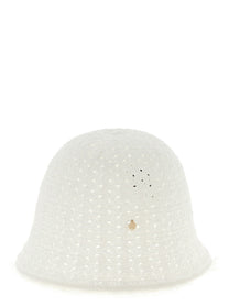 Maison Michel Lison Hat White