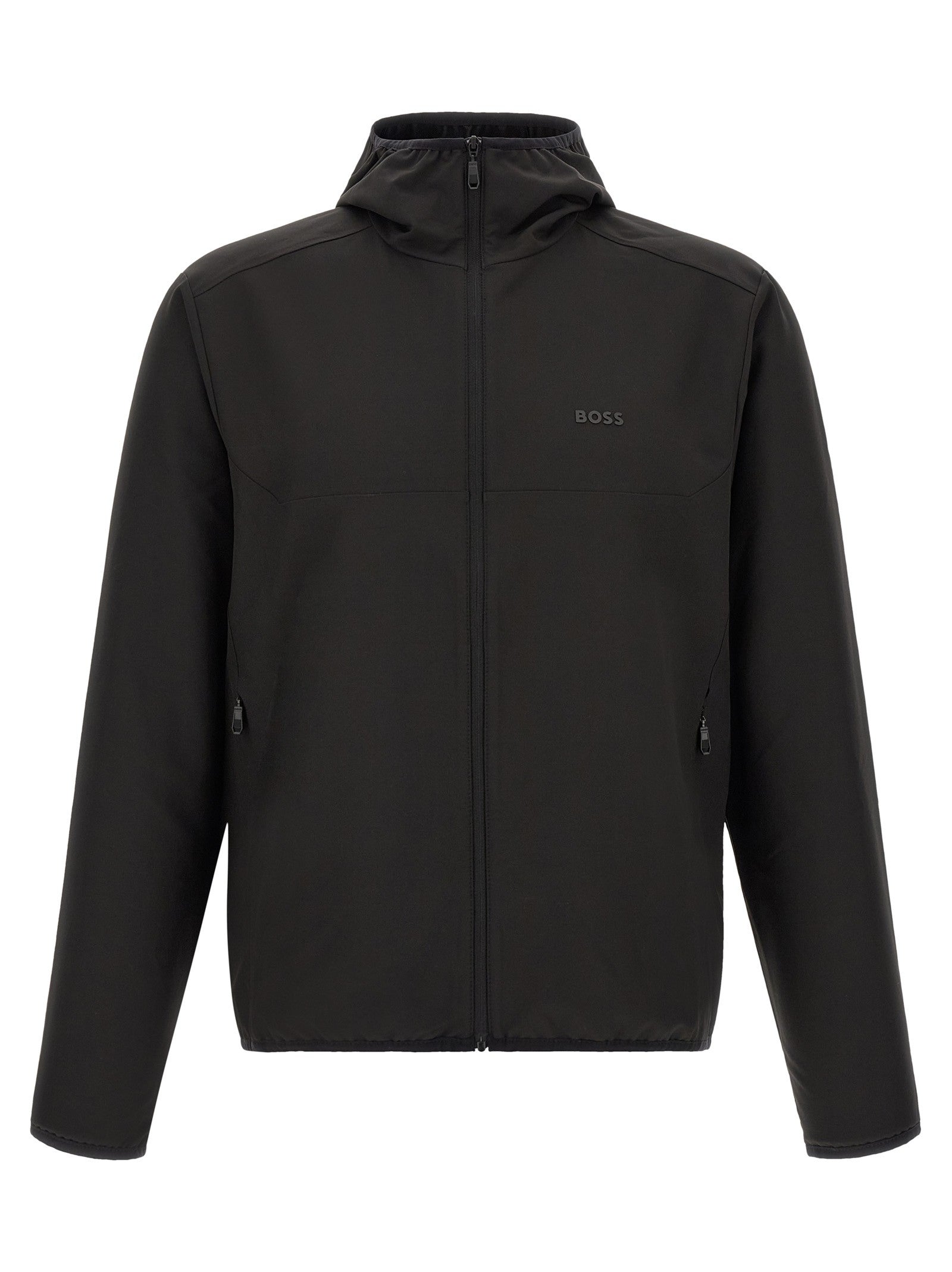 HUGO BOSS Litewear Hooded Jacket Black