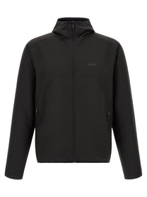 HUGO BOSS Litewear Hooded Jacket Black
