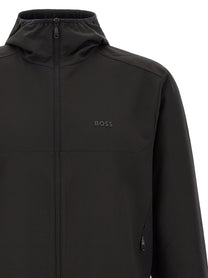 HUGO BOSS Litewear Hooded Jacket Black