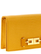 Elisabetta Franchi Lizard Print Crossbody Bag Beige, view 3