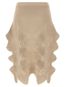 ISSEY MIYAKE Lnkage Skirt Beige