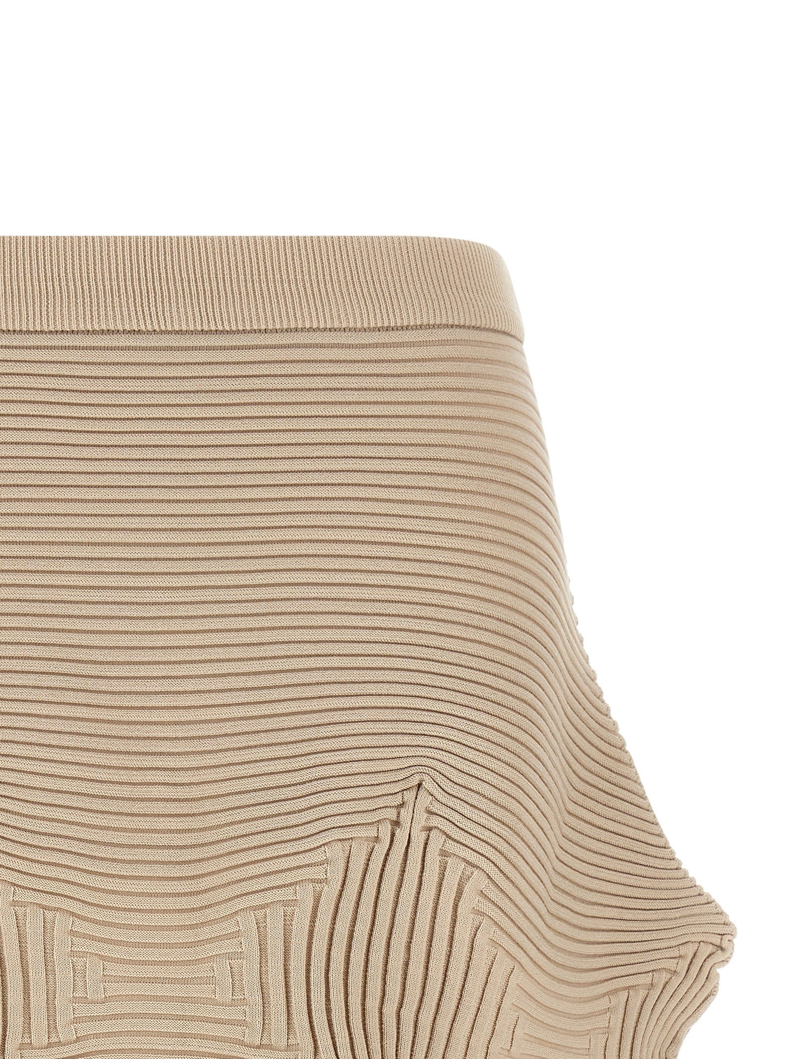 ISSEY MIYAKE Lnkage Skirt Beige