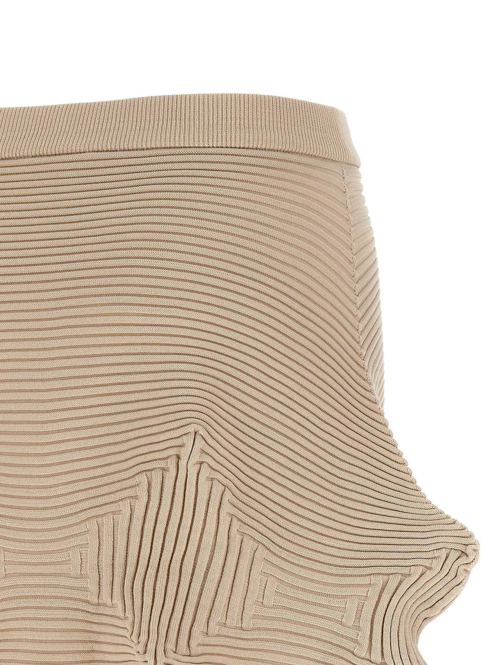ISSEY MIYAKE Lnkage Skirt Beige