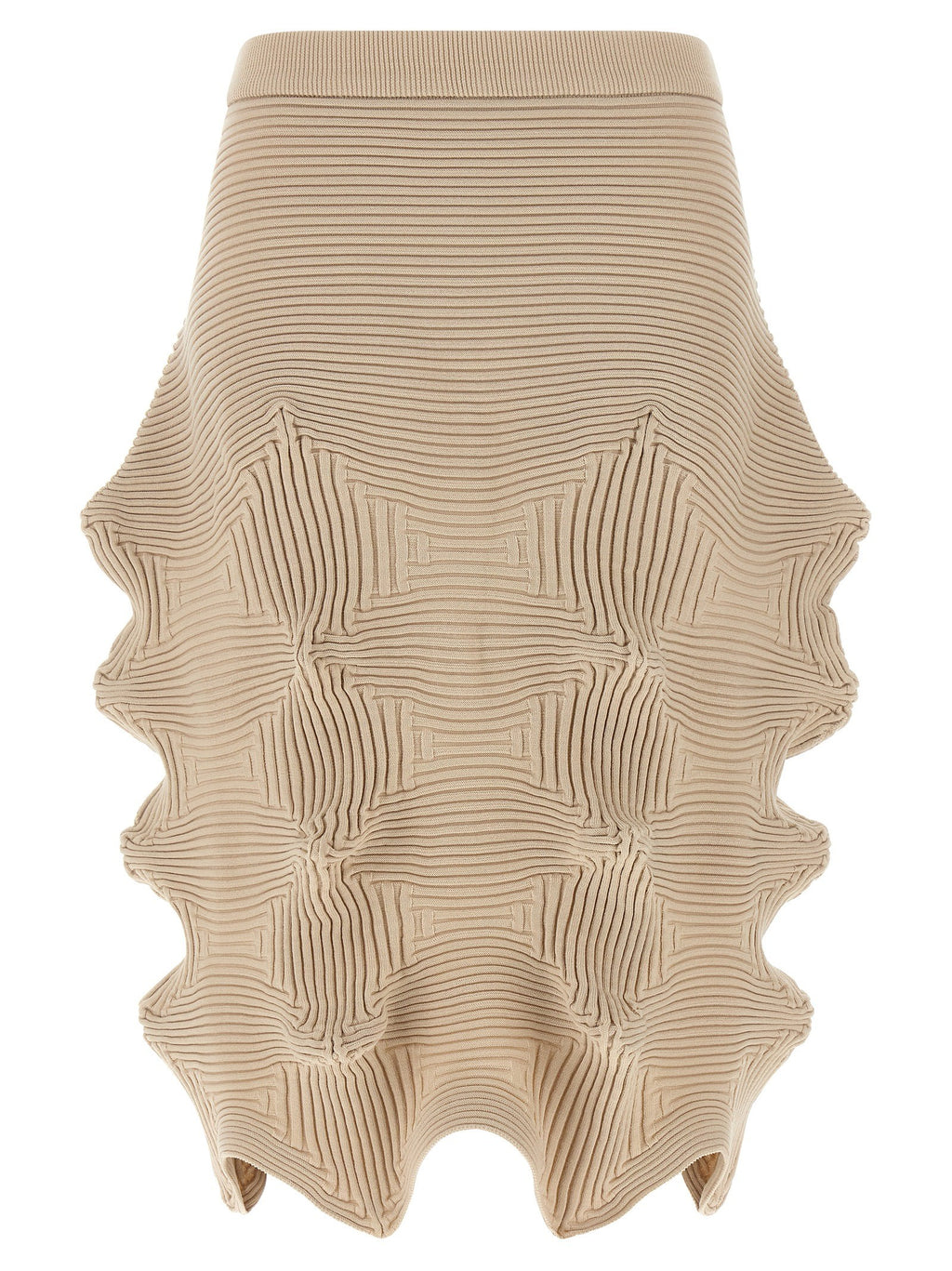ISSEY MIYAKE Lnkage Skirt Beige
