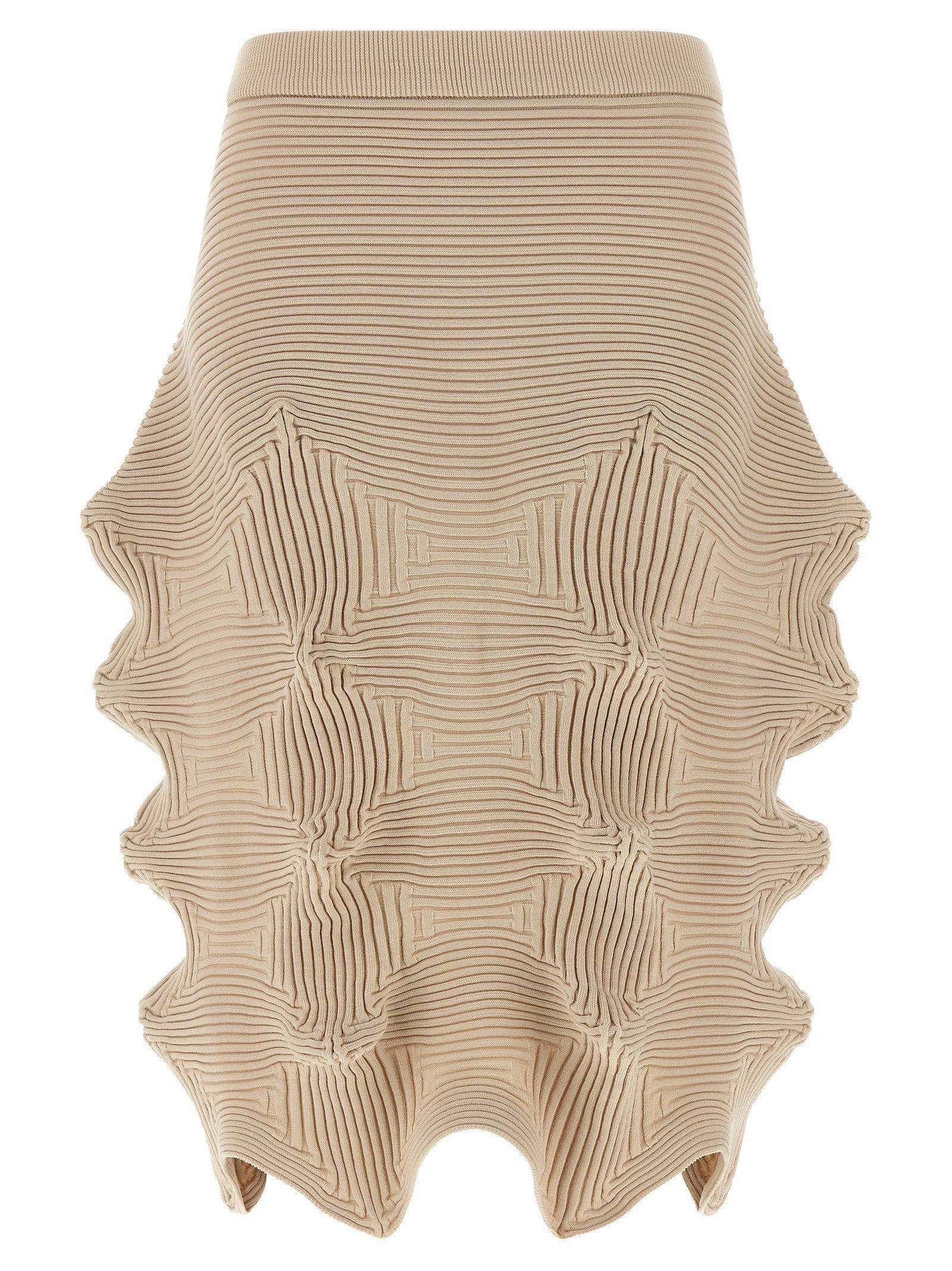 ISSEY MIYAKE Lnkage Skirt Beige