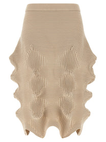 ISSEY MIYAKE Lnkage Skirt Beige