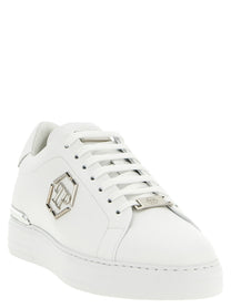 Philipp Plein Lo to Hexagon Sneakers White