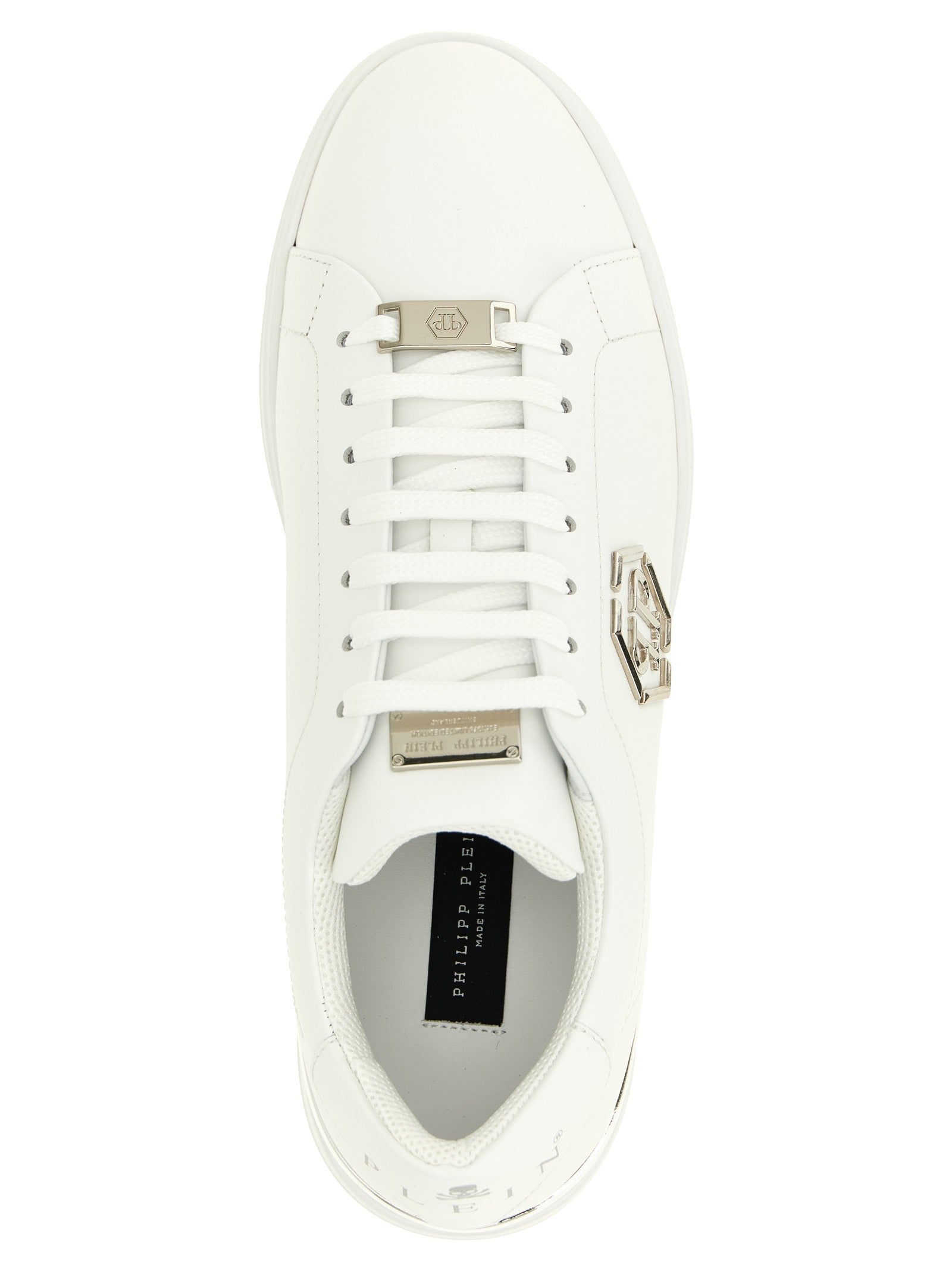 Philipp Plein Lo to Hexagon Sneakers White