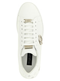 Philipp Plein Lo to Hexagon Sneakers White