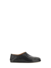 Maison Margiela Women's Slip on Tabi in Pelle Black