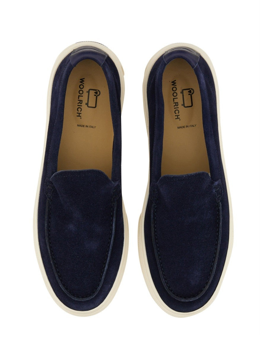 Woolrich Men's Loafer Slip Blue