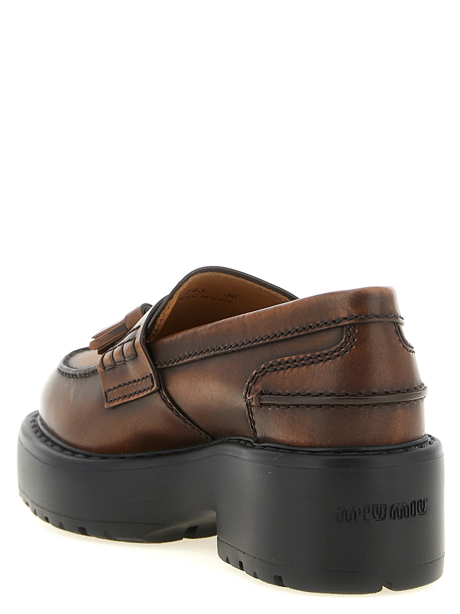 Miu Miu Loafers Brown