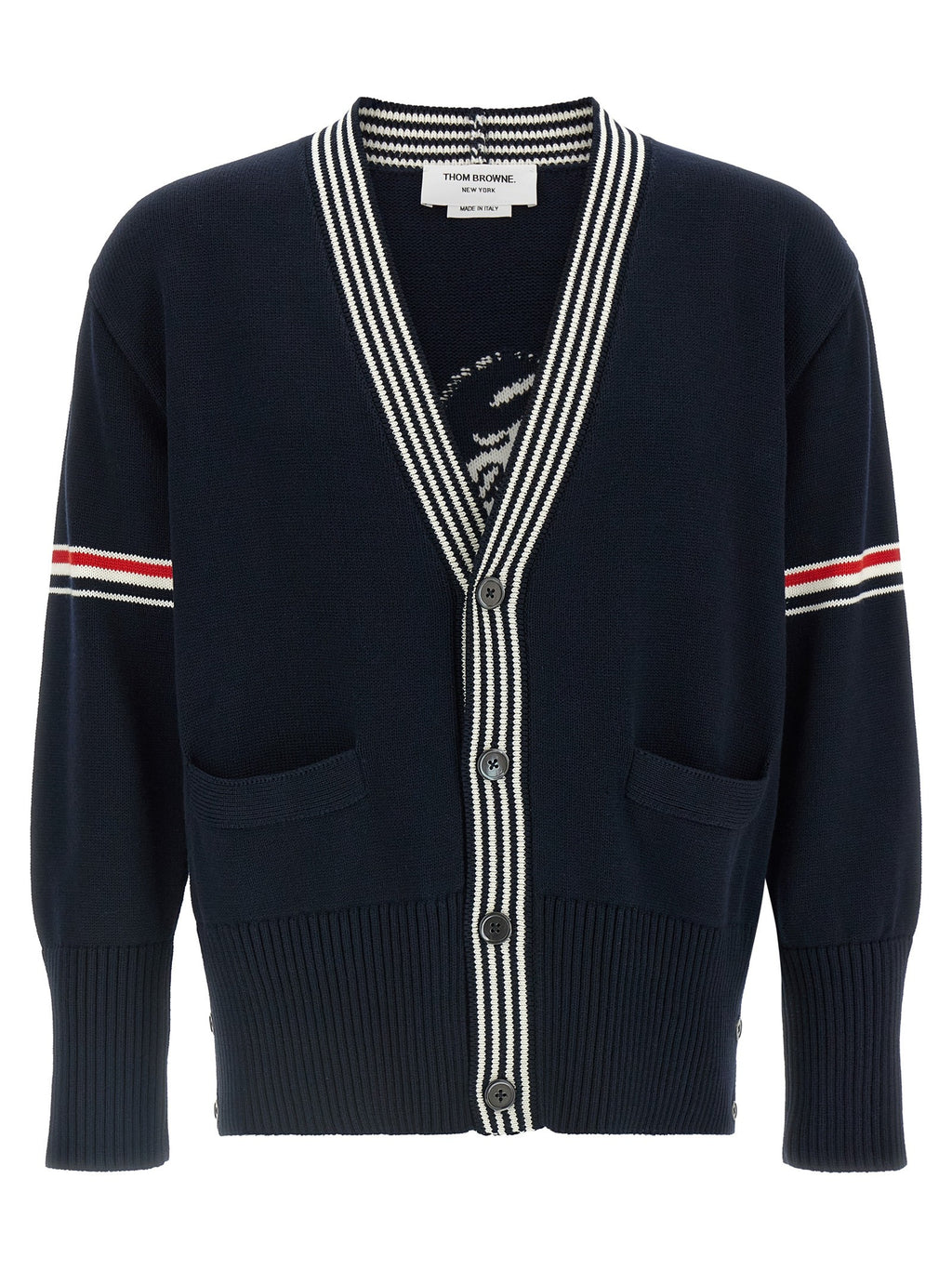 Thom Browne Lobster Cardigan Blue