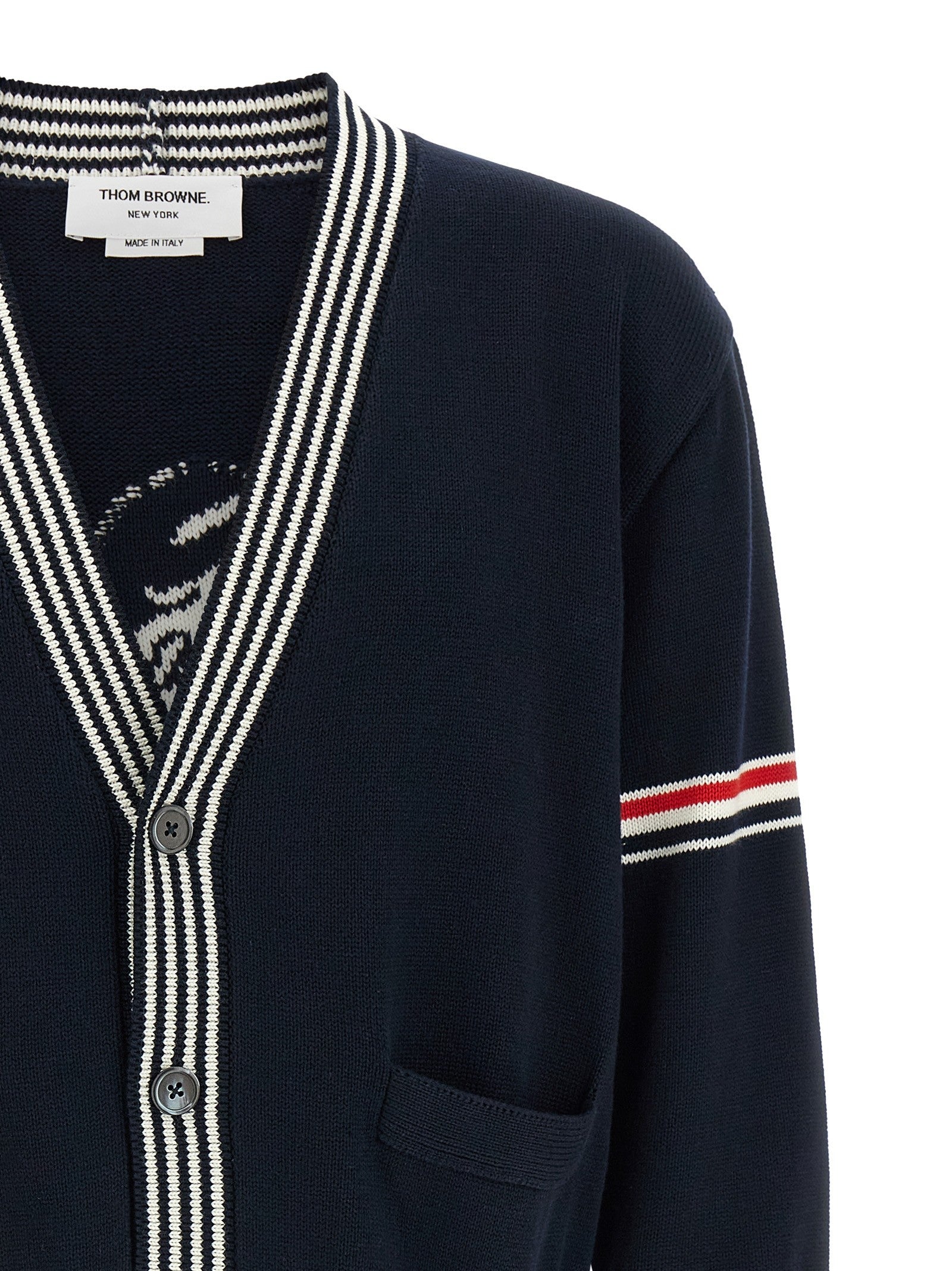Thom Browne Lobster Cardigan Blue