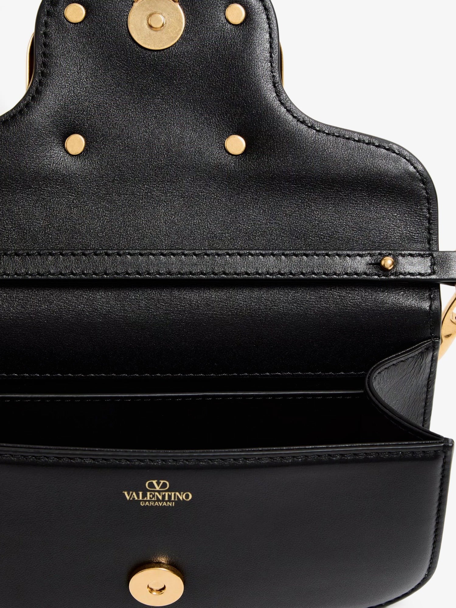 Valentino Women's Locò Leather Shoulder Bag Black